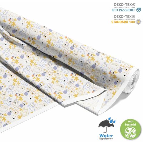 TISSUS DÉCORATIFS D'EXTÉRIEUR OXFORD - Motif chiens et paresseux (1/5)