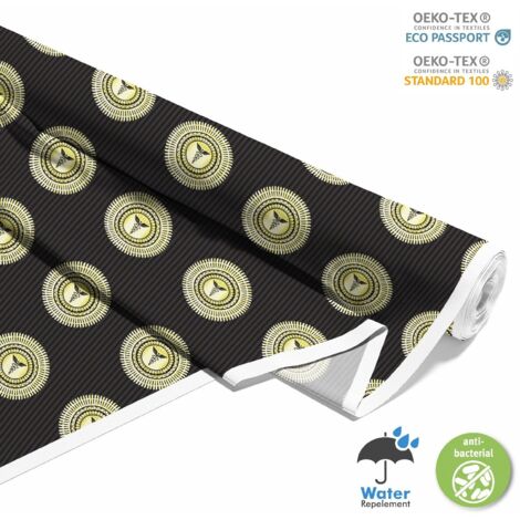 TISSUS DÉCORATIFS D'EXTÉRIEUR OXFORD - motif Caducée symbole I DX547 (1/5)