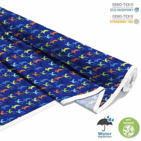 TISSUS DÉCORATIFS D'EXTÉRIEUR OXFORD - Motif Ptérodactyle (1/5)