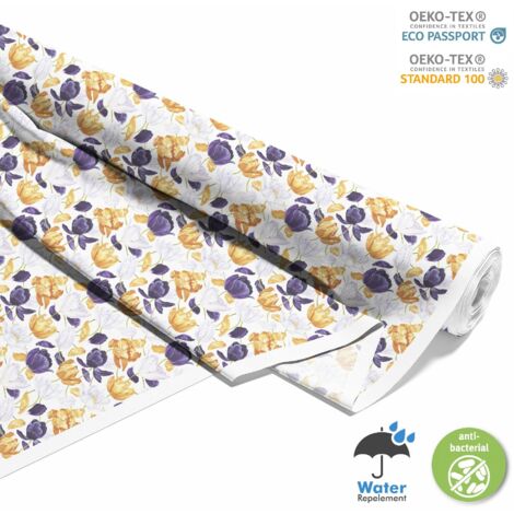 TISSUS DÉCORATIFS D'EXTÉRIEUR OXFORD - motif tulipes (1/5)