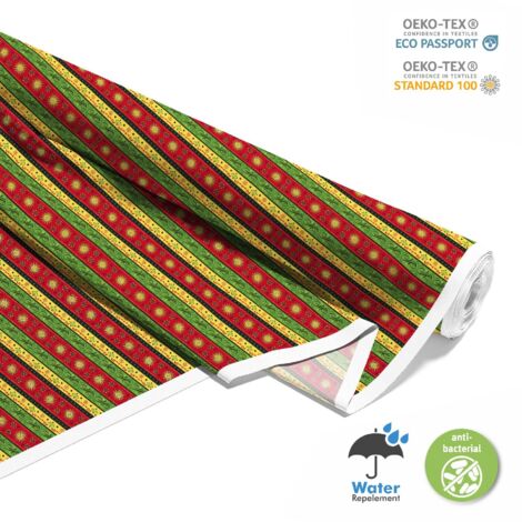 TISSUS DÉCORATIFS D'EXTÉRIEUR OXFORD - Motif rayures colorées I DX728 (1/5)