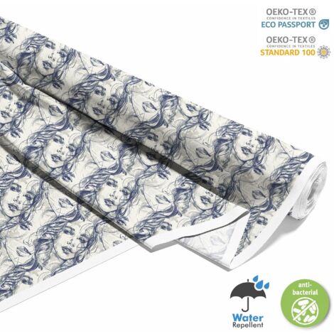 TISSUS DÉCORATIFS D'EXTÉRIEUR OXFORD - Motif Femini  DX10319 (1/5)