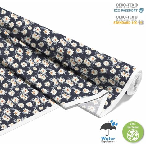 TISSUS DÉCORATIFS D'EXTÉRIEUR OXFORD - Motif Marguerite I DX123 (1/5)
