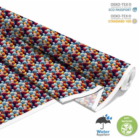 TISSUS DÉCORATIFS EXTÉRIEURS OXFORD - Motif une pelote de laine (1/5)