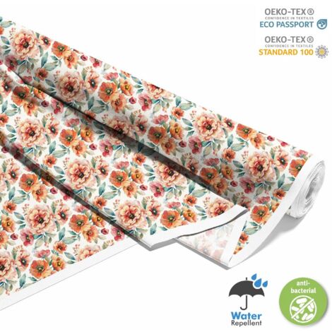 TISSUS DÉCORATIFS D'EXTÉRIEUR OXFORD - Motif Fleurs I DX5181 (1/5)