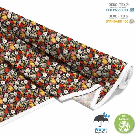 TISSUS DÉCORATIFS D'EXTÉRIEUR OXFORD - Motif Fleurs I DX5557 (1/5)