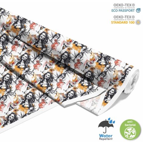 TISSUS DÉCORATIFS D'EXTÉRIEUR OXFORD - Motif Cocktail DX8679 (1/5)