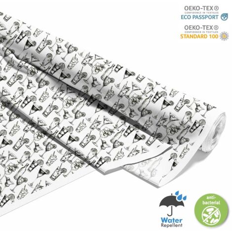 TISSUS DÉCORATIFS D'EXTÉRIEUR OXFORD - Motif Cocktail DX8601 (1/5)