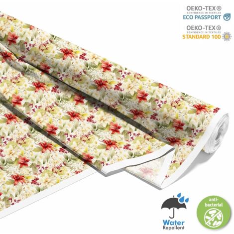 TISSUS DÉCORATIFS D'EXTÉRIEUR OXFORD - Motif Fleurs I DX5105 (1/5)