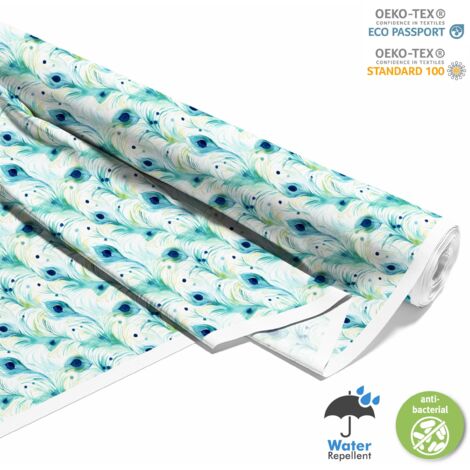 TISSUS DÉCORATIFS D'EXTÉRIEUR OXFORD - Plumes - DX2395 (1/5)