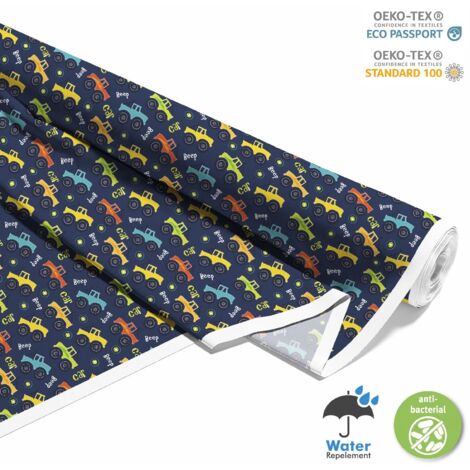 TISSUS DÉCORATIFS D'EXTÉRIEUR OXFORD - Motif Voitures I DX632 (1/5)