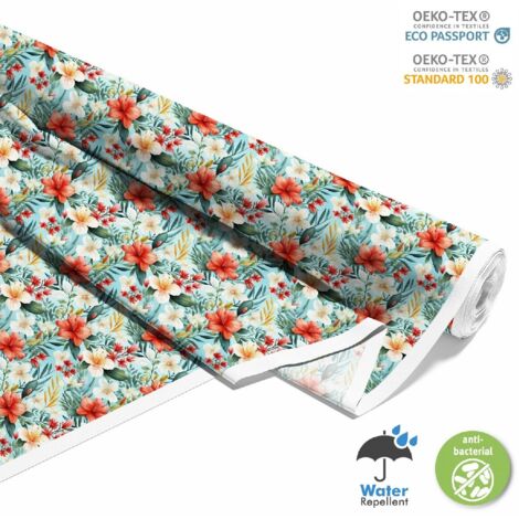 TISSUS DÉCORATIFS D'EXTÉRIEUR OXFORD - motif été  DX9160 (1/5)