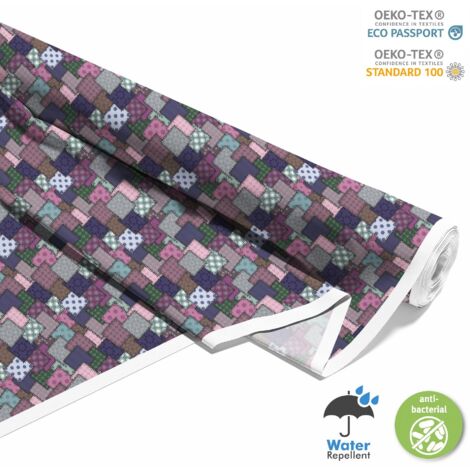 TISSUS DÉCORATIFS D'EXTÉRIEUR OXFORD - Motif Patch (1/5)