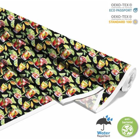 TISSUS DÉCORATIFS D'EXTÉRIEUR OXFORD - Motif Cocktail DX8540 (1/5)