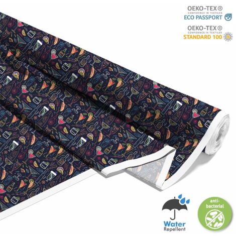 TISSUS DÉCORATIFS D'EXTÉRIEUR OXFORD - Motif Cocktail  DX8749 (1/5)