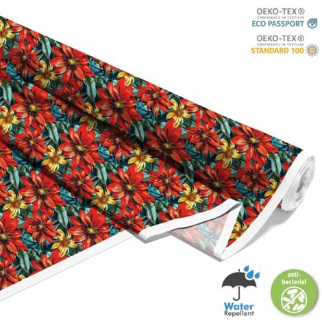 TISSUS DÉCORATIFS D'EXTÉRIEUR OXFORD - Motif Fleurs I DX5214 (1/5)