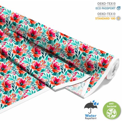 TISSUS DÉCORATIFS D'EXTÉRIEUR OXFORD - Fleurs - DX2399 (1/5)