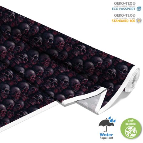 TISSUS DÉCORATIFS D'EXTÉRIEUR OXFORD - Motif Crâne I DX4146 (1/5)
