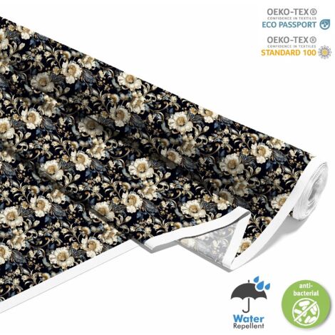 TISSUS DÉCORATIFS D'EXTÉRIEUR OXFORD - Motif Fleurs I DX5512 (1/5)