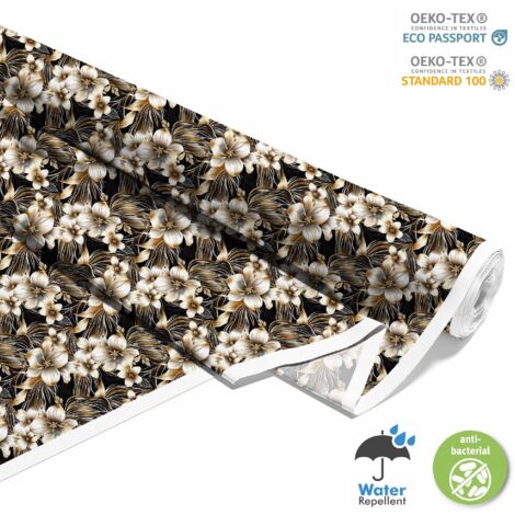 TISSUS DÉCORATIFS D'EXTÉRIEUR OXFORD - Motif Fleurs I DX5242 (1/5)