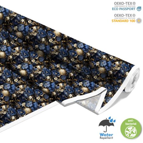 TISSUS DÉCORATIFS D'EXTÉRIEUR OXFORD - Motif Crâne I DX4893 (1/5)