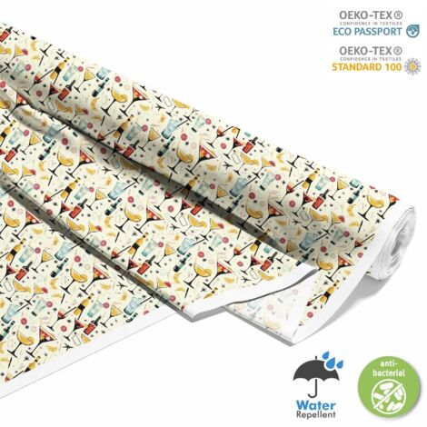 TISSUS DÉCORATIFS D'EXTÉRIEUR OXFORD - Motif Cocktail DX8763 (1/5)