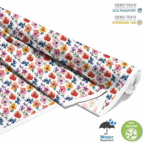 TISSUS DÉCORATIFS D'EXTÉRIEUR OXFORD - Motif Fleurs I DX5282 (1/5)