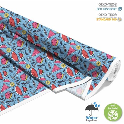 TISSUS DÉCORATIFS D'EXTÉRIEUR OXFORD - Motif Cocktail DX8848 (1/5)