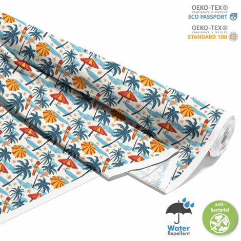 TISSUS DÉCORATIFS D'EXTÉRIEUR OXFORD - motif été  DX9257 (1/5)
