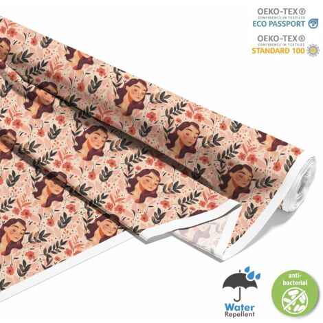 TISSUS DÉCORATIFS D'EXTÉRIEUR OXFORD - Motif Femini  DX10043 (1/5)