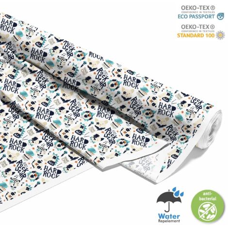 TISSUS DÉCORATIFS D'EXTÉRIEUR OXFORD - Motif Animaux - Rockstars I DX364 (1/5)