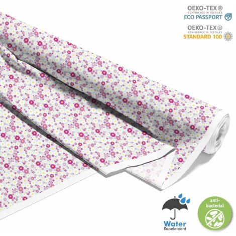TISSUS DÉCORATIFS D'EXTÉRIEUR OXFORD - Motif petites marguerites I DX441 (1/5)