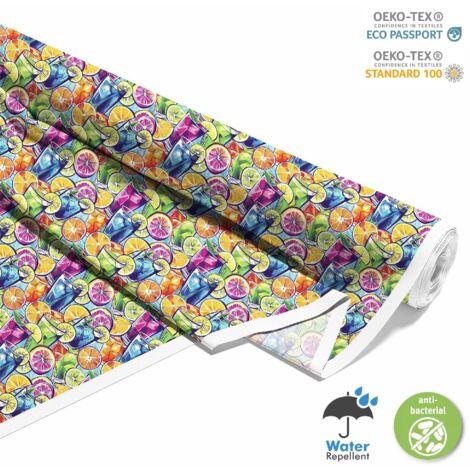 TISSUS DÉCORATIFS D'EXTÉRIEUR OXFORD - Motif Cocktail DX8719 (1/5)