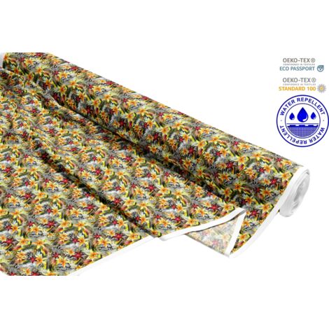 TISSUS DÉCORATIFS D'EXTÉRIEUR OXFORD - Motif lys colorés I DR051 (1/5)