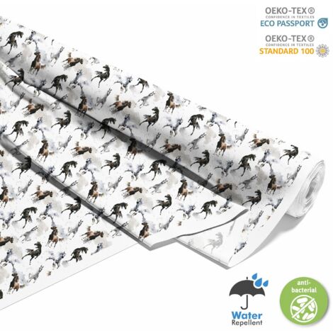 TISSUS DÉCORATIFS D'EXTÉRIEUR OXFORD - Motif Chevaux Peints (1/5)