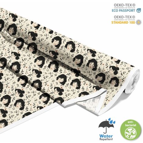 TISSUS DÉCORATIFS D'EXTÉRIEUR OXFORD - Motif Femini DX10595 (1/5)