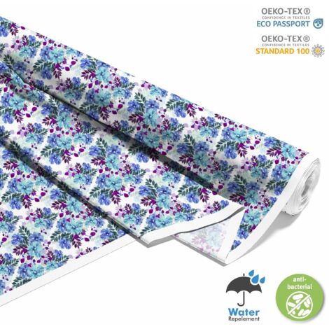 TISSUS DÉCORATIFS D'EXTÉRIEUR OXFORD - Motif Nature Fleurs I DX211 (1/5)