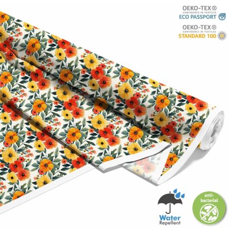 TISSUS DÉCORATIFS D'EXTÉRIEUR OXFORD - Motif Fleurs I DX5489 (1/5)