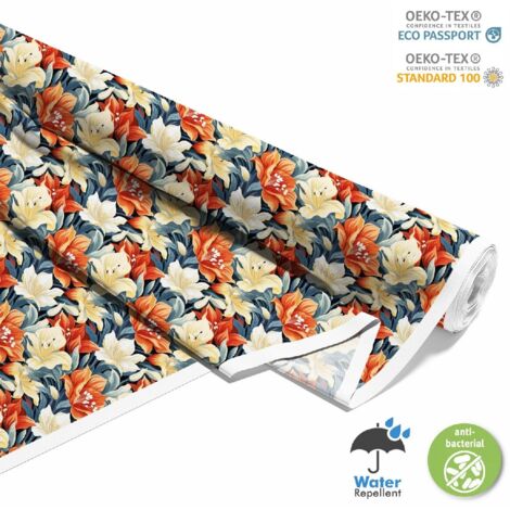 TISSUS DÉCORATIFS D'EXTÉRIEUR OXFORD - motif été DX9053 (1/5)