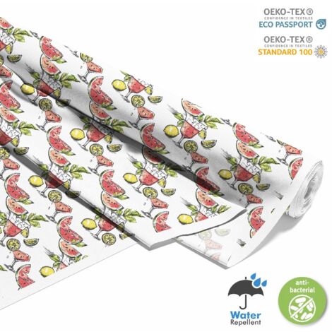 TISSUS DÉCORATIFS D'EXTÉRIEUR OXFORD - Motif Cocktail DX8411 (1/5)