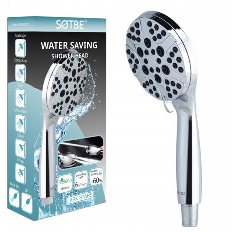 GRANDE pomme de douche HAUTE PRESSION pour cabine de douche (1/5)