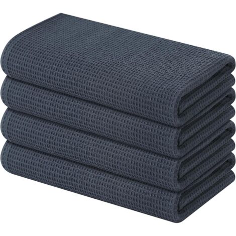 Lot De 3 Torchons De Cuisine En Coton Gaufré Ultra Doux Et Absorbants Lot De 3 Torchons De Cuisine En Coton Gaufré Ultra Doux Et Absorbants