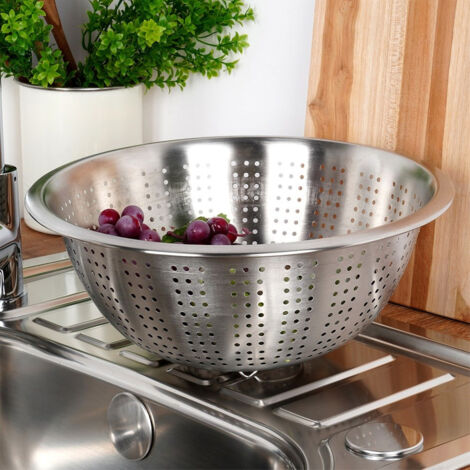 Passoire Égouttoir pour Casserole Passoire en Acier Inoxydable