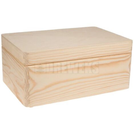 Fentar – Coffret De 10 Mini Coffres En Bois Brut à Décorer – Kit Créatif Avec Crayons Et Autocollants