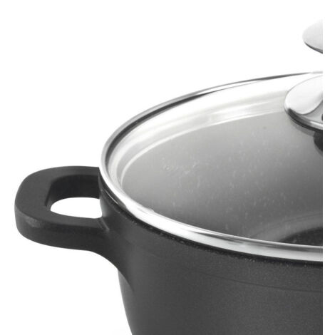 Marmite En Verre Borosilicate 1350 Ml Avec Couvercle – Transparent Résistant Chaleur Pour Soupe, Pâtes, Cuisson Saine