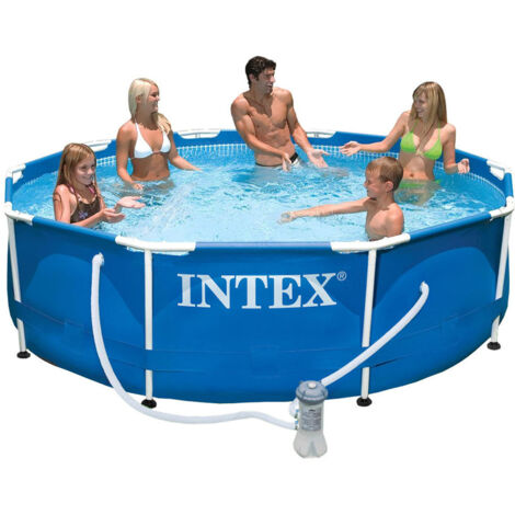 Piscine tubulaire Intex Metal Frame 3,05 x 0,76 m + Épurateur 1 m/h (1/5)
