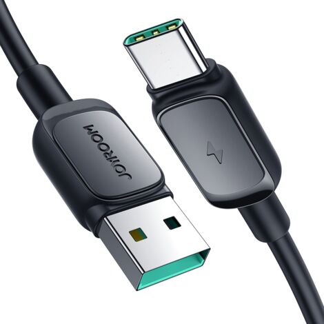 Câble USB-C 3A 1,2 m noir (1/5)