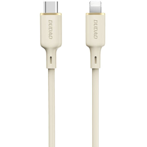 Câble renforcé SR pour iPhone USB-C - Lightning 30 W 2 m Beige (1/5)