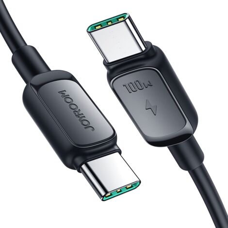 Câble USB-C - USB-C 100 W 1,2 m noir (1/5)