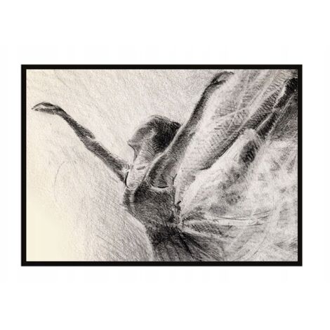 AFFICHE PHOTO ENCADRÉE 43x33 cm Danseuse de ballet P906 (1/3)